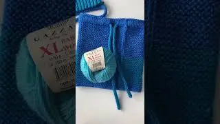 Снуд платочной вязкой