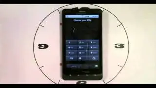 Droid X Setting up a Security Pin