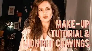 VLOG #8 Aangeschoten midnight cravings & everyday make-up tutorial