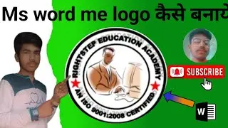 How to make a logo design in Microsoftword | ms word me logo kaise bnaya