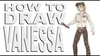 How to draw Vanessa (FNaF: Security Breach)