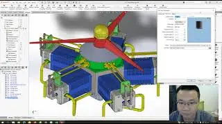 Design and simulation of 3 phase radial AC motor with SolidWorks