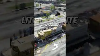 ¿Que Pasa si Metemos a 500 Npcs en las Vias del Tren en GTA 5?
