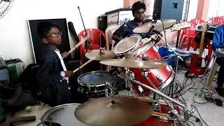 Ben Ruther's  awesome performance with the drums