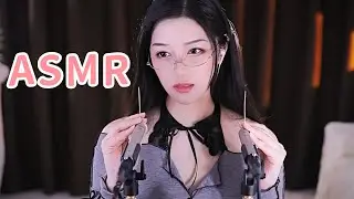 ASMR ear cleaning and trigger tone relax | ChineseASMR夏乔恩