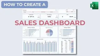 Excel Sales Dashboard for Beginners (No VBA) | Step-by-Step Tutorial