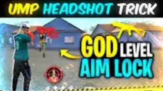 God Level Ump Headshot Trick 😈 | Close Range Ump Headshot Trick | Ump Auto Headshot Trick Free Fire