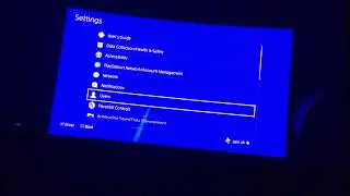 How to put a password on PS4 user