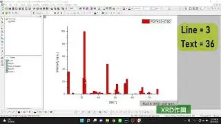 [Origin 8.5] Plot XRD Pattern by Jade 6 + Origin 8.5