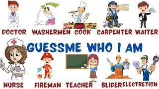🧑‍⚕️👨🏻‍🎓 Jobs and Occupations 👮‍♂️👷‍♂️ || Job and occupation quiz || @heyenglish