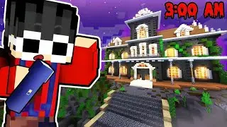 Exploring a HAUNTED Abandoned Mansion in Minecraft!