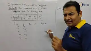 Spearman's Rank Correlation Coefficient - Problem 1 - Engineering Mathematics 3