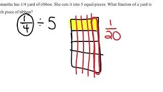 whole number by fraction division tutorial
