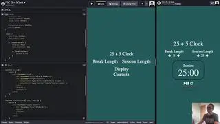 freeCodeCamp: 25 + 5 Clock
