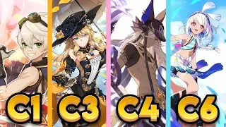 THE BEST C1\C2\C3\C4\C5\C6 IN GENSHIN