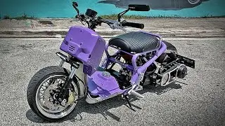 New Color Reveal! - Custom GY6 Honda Ruckus Build