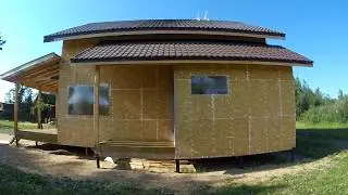 Отзыв заказчика: каркасный деревянный дом в СНТ Дубровец