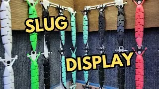 Custom Articulated Slug Display For Over 100 3D Printed Slugs