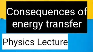 2.3.4 Consequences of energy transfer IGCSE Physics