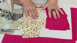 PATCHWORK Fácil Fácil com Sobras de Tecidos 🥰