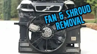 Volvo C30, Radiator Fan & Shroud Removal