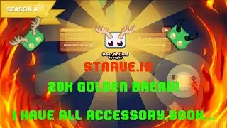 [STARVE.IO] 20k Golden Bread