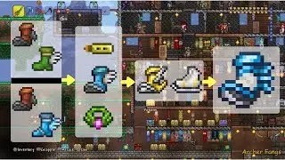Terraria: How to Craft the Frostspark Boots Console Edition