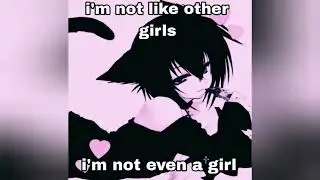 I'm not like other girls (shitty microphone warning)
