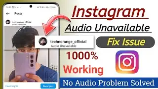 Instagram post audio unavailable problem | Instagram post song unavailable problem | instagram