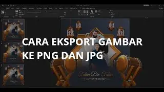 Cara Eksport Gambar Ke PNG dan JPG 