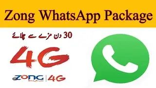 zong whatsapp package monthly