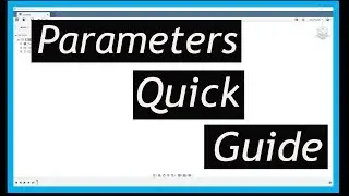 Fusion 360 - Parameters Quick Guide