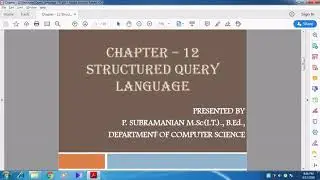 Data Control Language, Transactional Control Language, and Data Query Language