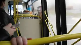 Ростовский автобус 94 во время дождя. 09.10.2021 г.