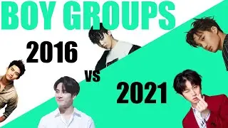 My TOP 10 K-Pop Boy Groups | 2016 vs 2021 😅 (Change in taste?)