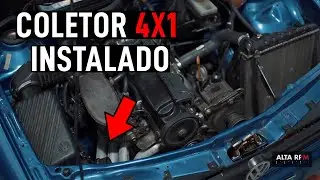 TESTE: Coletor 4x1 no AP 1.8 fez diferença? = Alta RPM