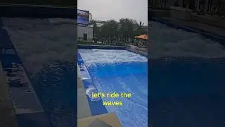 Let's ride the waves at Fireside Surf #firesidesurf #surfing #vlogs #shorts #grandscape #texas #dfw
