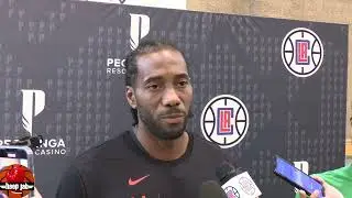 Kawhi Leonard Is Asked About The Clippers Not Meeting Expectations Yet. HoopJab NBA