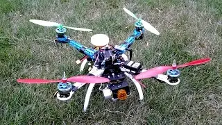 HK S500 frame with an APM 2.8 FC and BLG flight video test