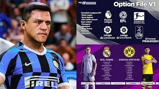 OPTION FILE PES UNIVERSE V1 | PES 2020 PS4/PC || TUTORIAL
