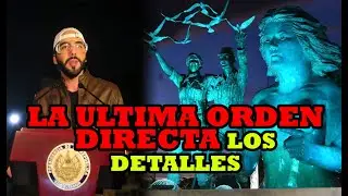 Nayib Bukele ORDENA DEMOLER ESTATUA inaugurada por ARENA y FMLN por los acuerdos de paz