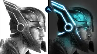 Glow effect in Photoshop in 3 minutes