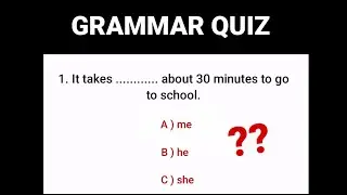 Grammar Quiz - Test your English