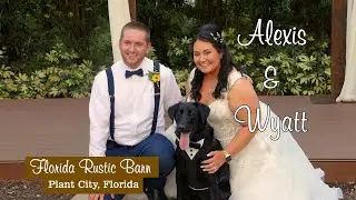 Wedding At FL Rustic Barn - Alexis & Wyatt