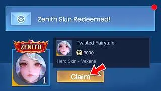 CLAIM FREE Vexana Zenith Skin in MLBB (REDEEM CODE)