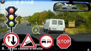 Nouveau examen code de la route 2023 ✅ permis de conduire france 😘 Test Examen théorique 4