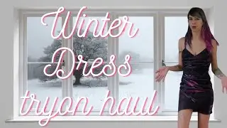 Hot Winter Dresses Try on Haul. Come Raid My Closet!