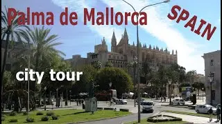 Spain, Balearic Islands, Palma De Mallorca - city tour. Music by Liborio Conti