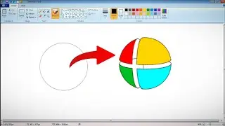 how to draw 3d ball in ms paint /-