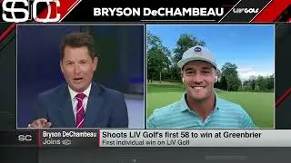 Bryson DeChambeau Talks Historic 58 Round and Ryder Cup on SportsCenter